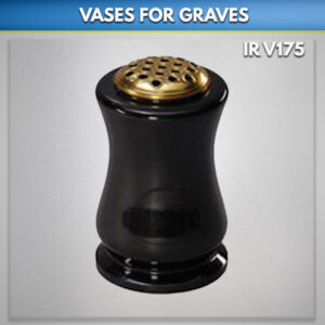 8x12x8 turned shaped granite Vase